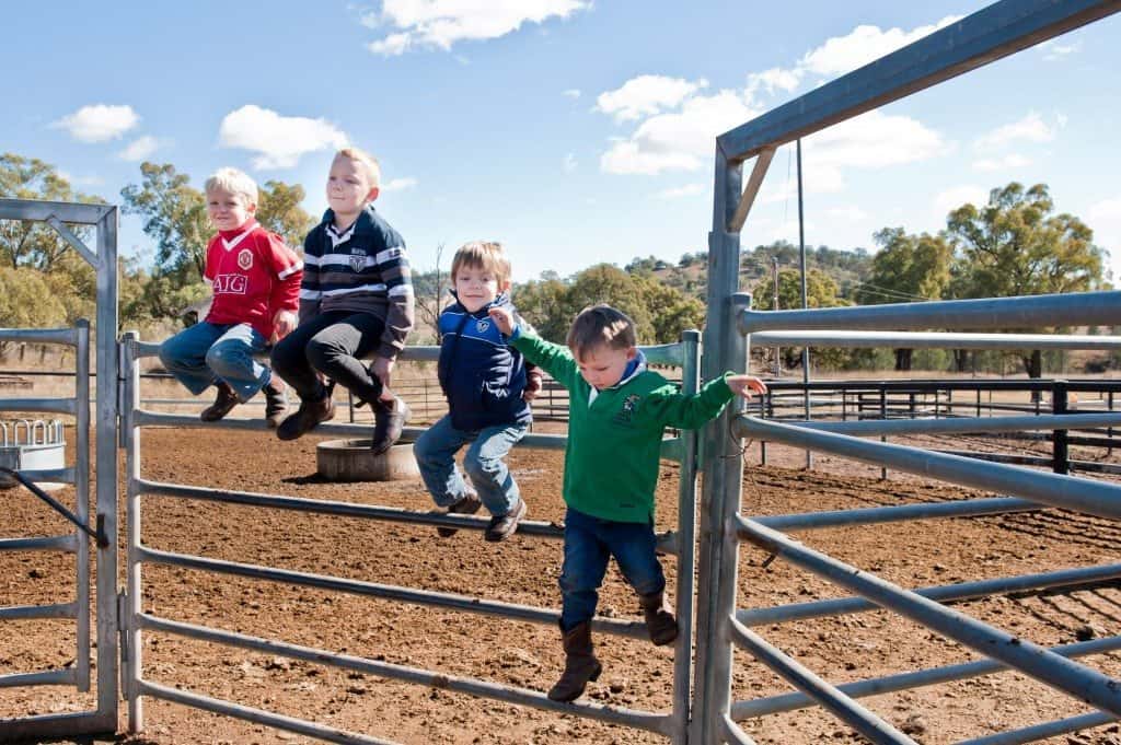 Kids at Farm Day 2012 Australia