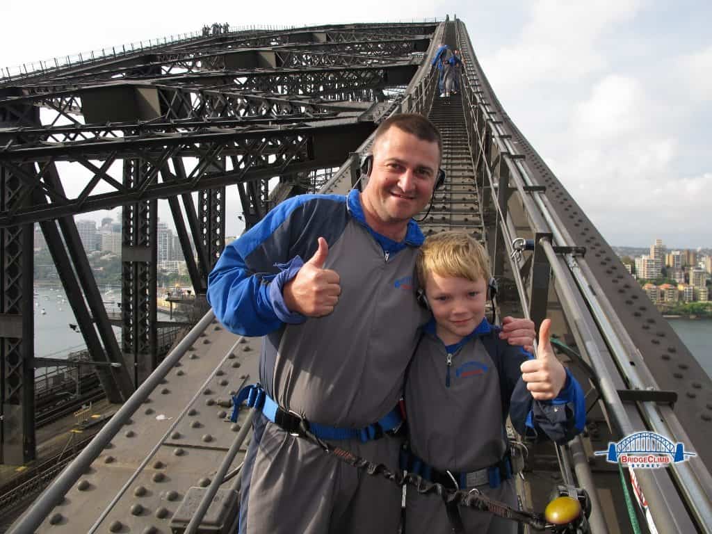 sydney bridge climb family activities
