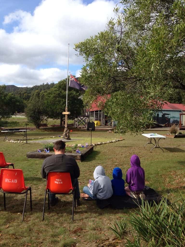 ANZAC Day Tullah Tasmania with kids