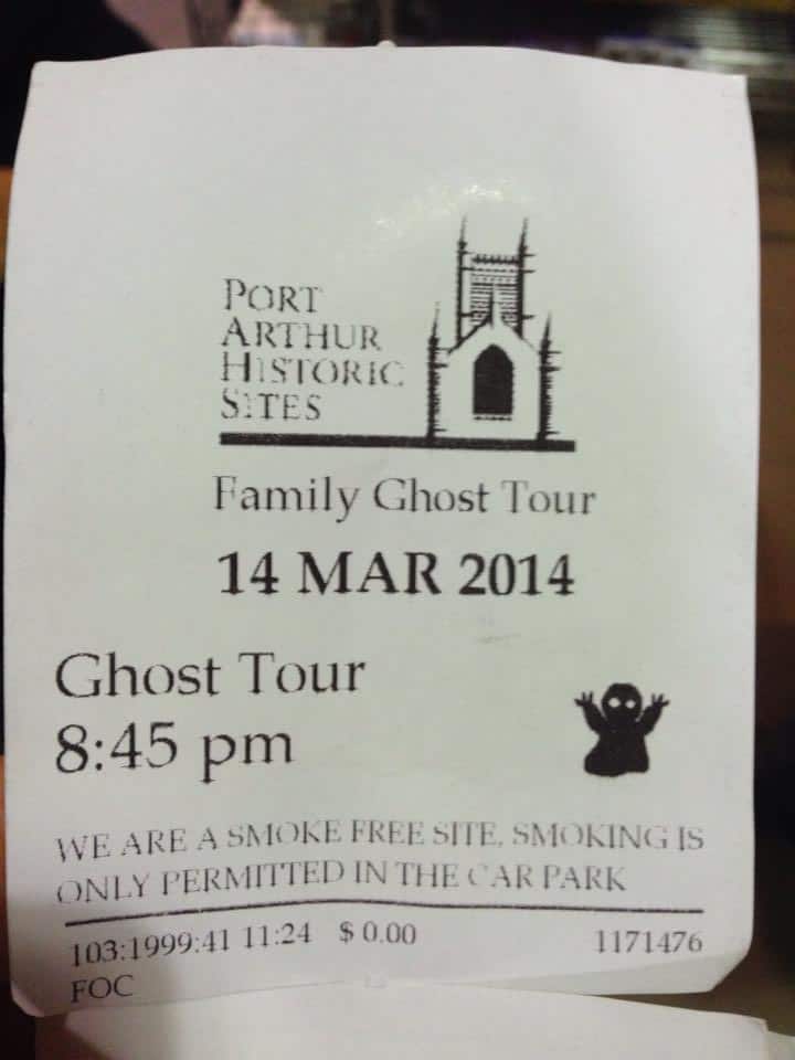Port Arthur Ghost Tour With kids