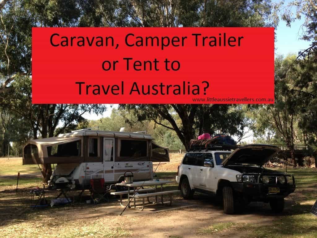 caravan or camper travel australia